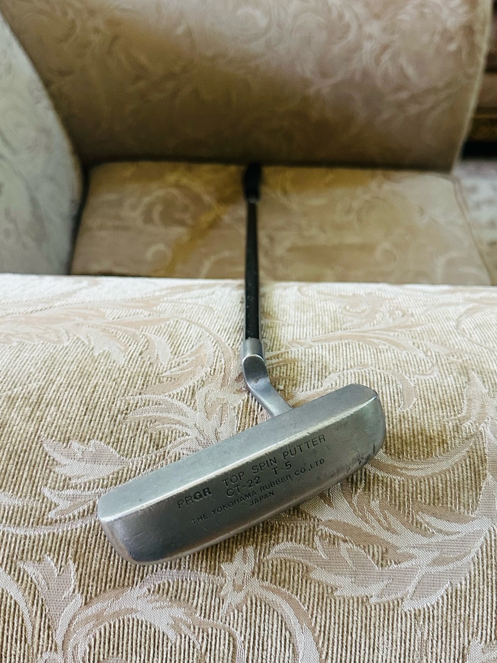 PRGR Golf Top Spin Putter Carbon Shaft CT22 T5 34.5" New Ping Grip Japan RH